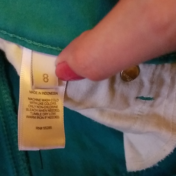 Express teal colored jeans - Picture 3 of 4